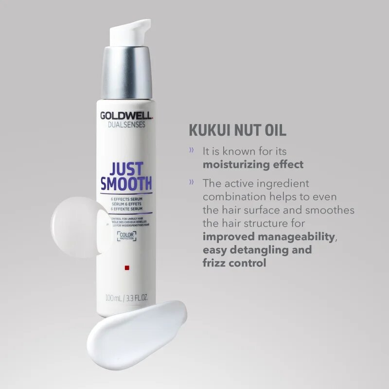 Goldwell Dualsenses Just Smooth serum za neobvladljive lase 100 ml