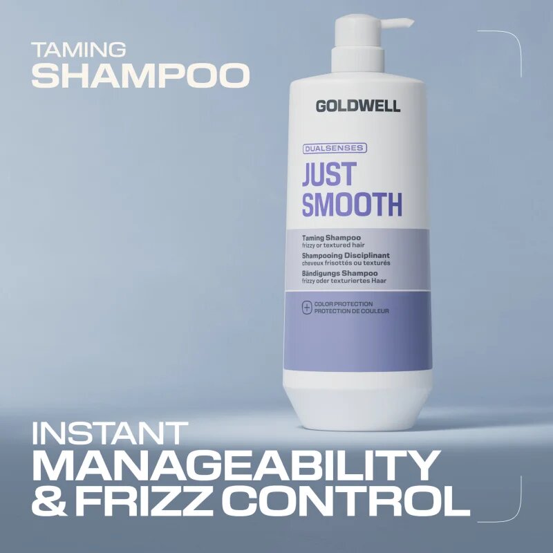 Goldwell Dualsenses Just Smooth Taming Shampoo šampon za glajenje las 1000 ml