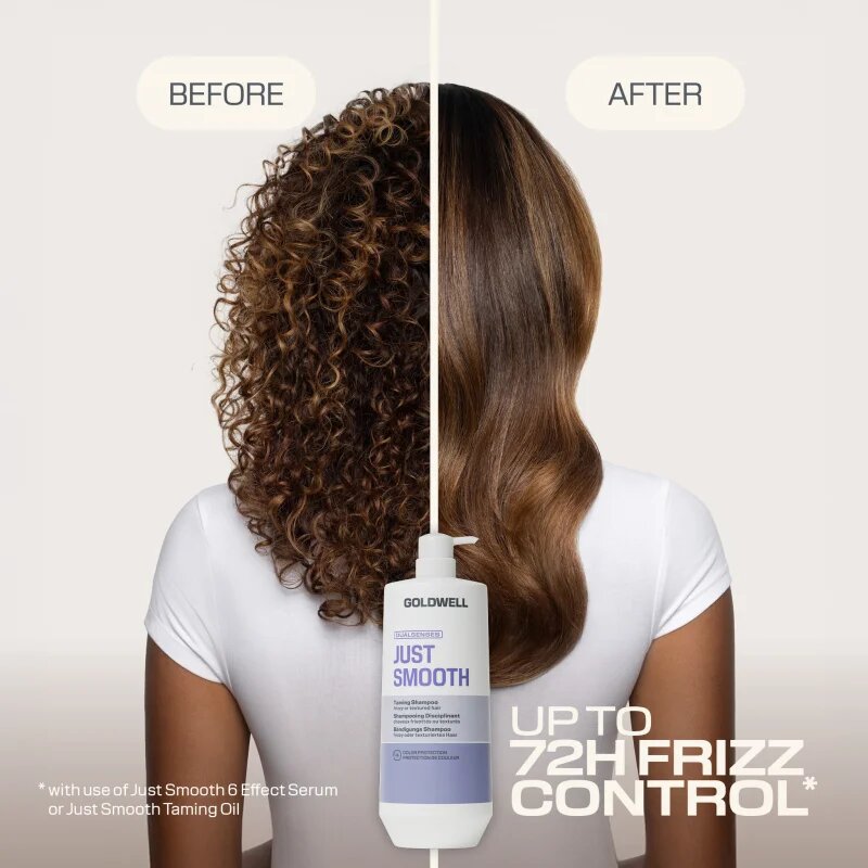 Goldwell Dualsenses Just Smooth Taming Shampoo šampon za glajenje las 1000 ml