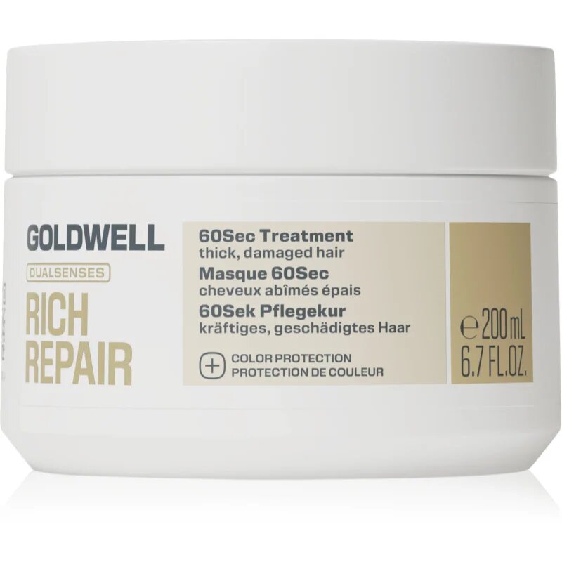 Goldwell Dualsenses Rich Repair 60Sec Treatment globinsko hranilna kura 200 ml