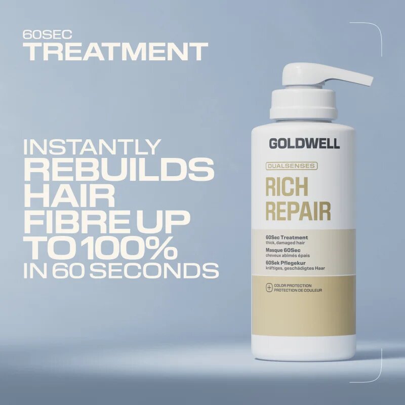Goldwell Dualsenses Rich Repair 60Sec Treatment globinsko hranilna kura 500 ml