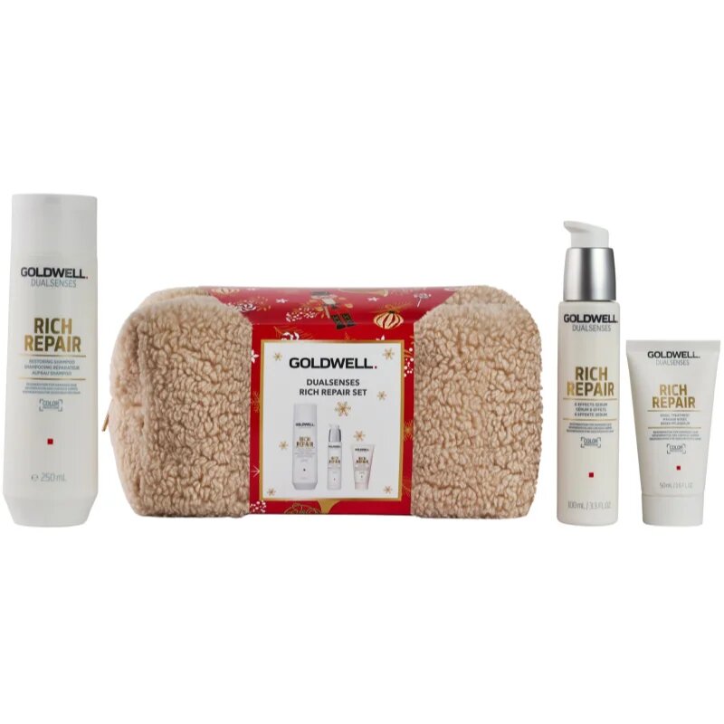 Goldwell Dualsenses Rich Repair darilni set za suhe in poškodovane lase
