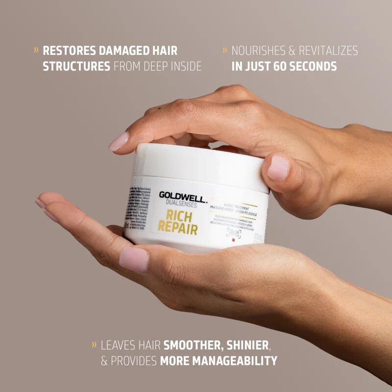 Goldwell Dualsenses Rich Repair maska za suhe in poškodovane lase 200 ml