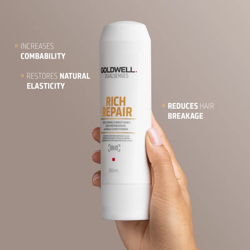 Goldwell Dualsenses Rich Repair obnovitveni balzam za suhe in poškodovane lase 200 ml