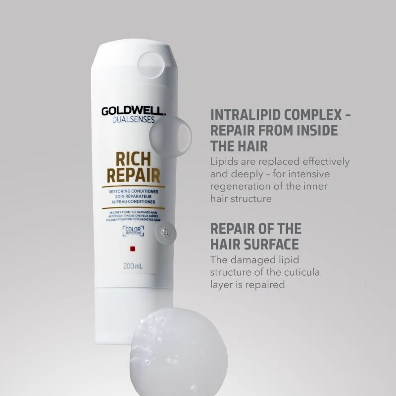 Goldwell Dualsenses Rich Repair obnovitveni balzam za suhe in poškodovane lase 200 ml