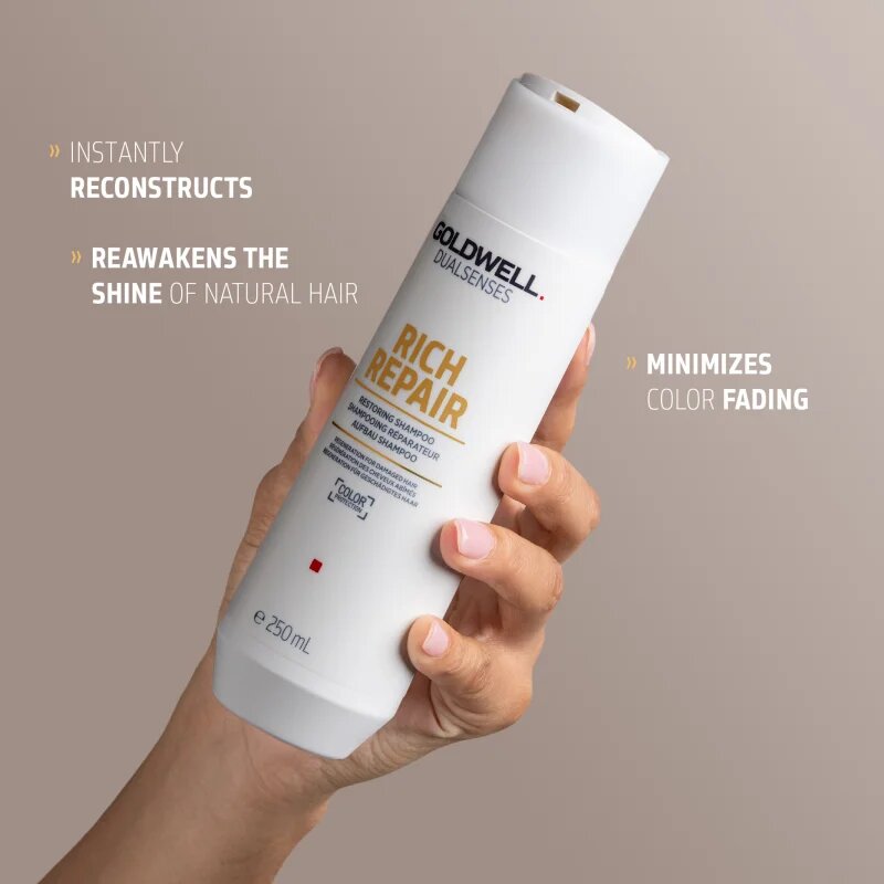 Goldwell Dualsenses Rich Repair obnovitveni šampon za suhe in poškodovane lase 250 ml
