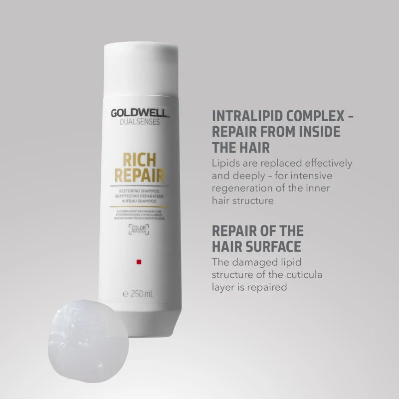 Goldwell Dualsenses Rich Repair obnovitveni šampon za suhe in poškodovane lase 250 ml