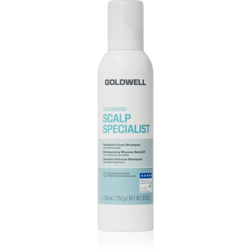 Goldwell Dualsenses Scalp Specialist Sensitive Foam Shampoo penast šampon za občutljivo lasišče 250 ml