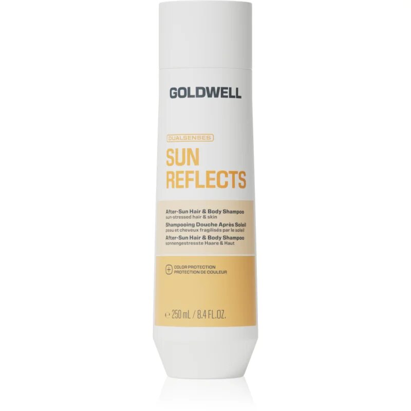 Goldwell Dualsenses Sun Reflects After-Sun a Body Shampoo gel za prhanje in šampon 2v1 po sončenju 250 ml