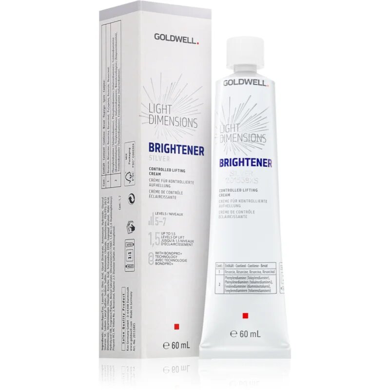 Goldwell Light Dimensions Brightener krema za posvetljevanje za lase odtenek Silver 60 ml