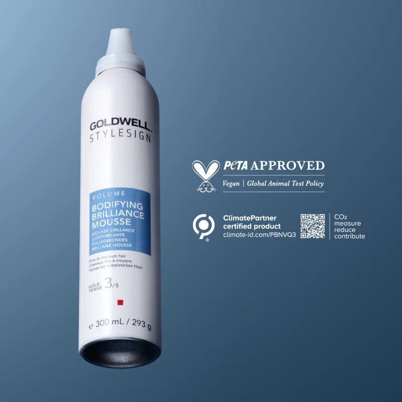 Goldwell StyleSign Bodifying Brilliance Mousse utrjevalec za volumen las za bleščeč sijaj 300 ml
