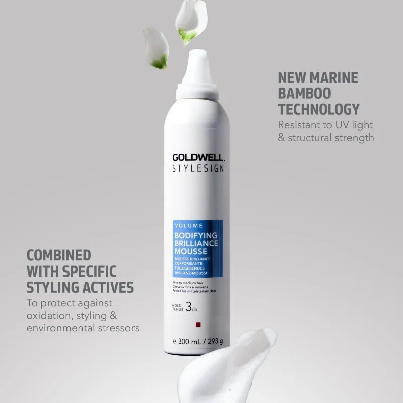 Goldwell StyleSign Bodifying Brilliance Mousse utrjevalec za volumen las za bleščeč sijaj 300 ml