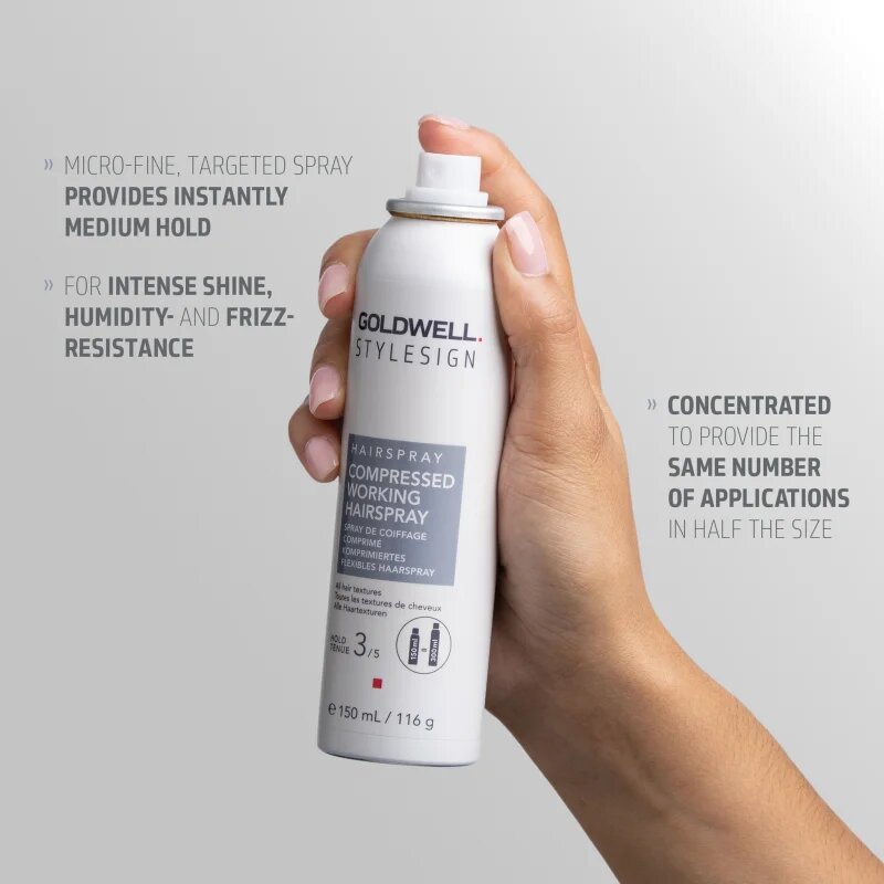 Goldwell StyleSign Compressed Working Hairspray lak za lase za sijaj 150 ml