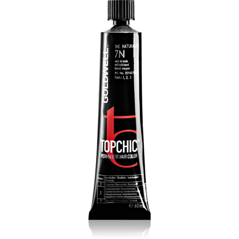 Goldwell Topchic Permanent Hair Color barva za lase odtenek 7-N 60 ml
