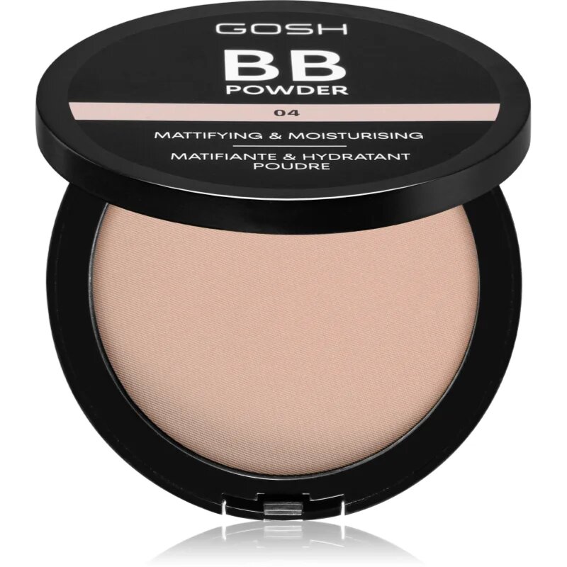 GOSH COPENHAGEN BB matirajoči puder odtenek 04 Beige 6.5 g