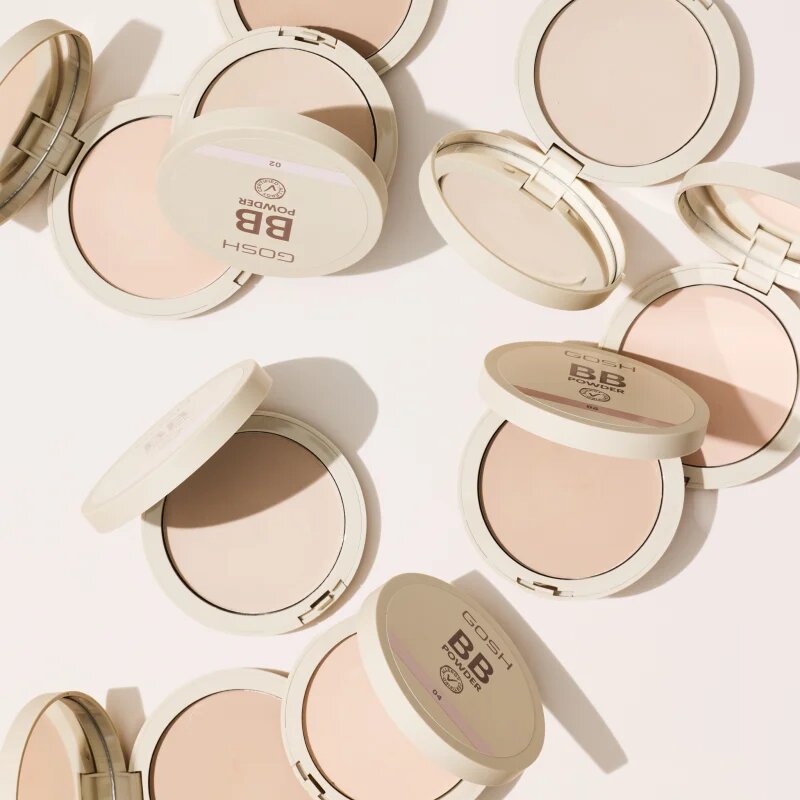 GOSH COPENHAGEN BB matirajoči puder odtenek 04 Beige 6.5 g