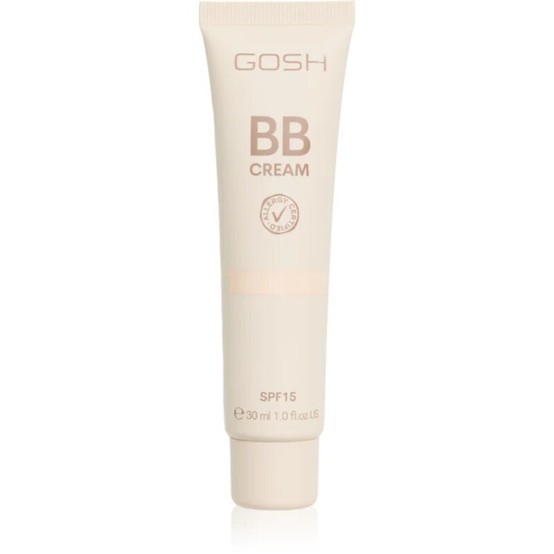 GOSH COPENHAGEN BB vlažilna BB krema SPF 15 odtenek 001 Sand 30 ml