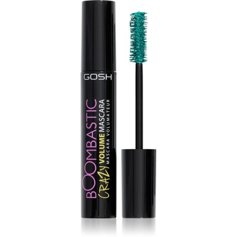 GOSH COPENHAGEN Boombastic voluminozna maskara odtenek 007 Crazy Green 13 ml