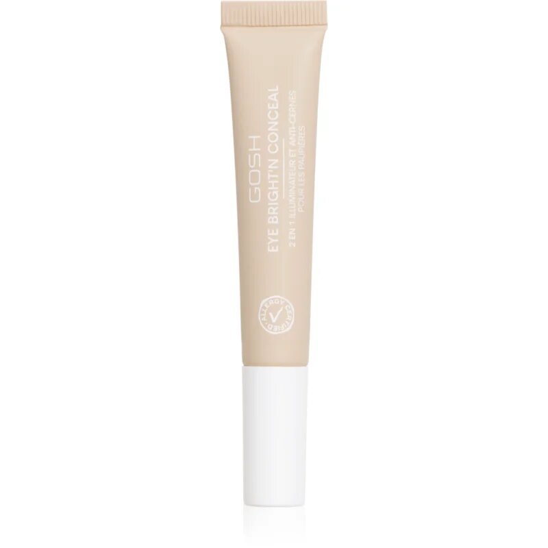 GOSH COPENHAGEN Bright'n Conceal korektor in osvetljevalec proti podočnjakom odtenek Adjusting Skin 12 ml