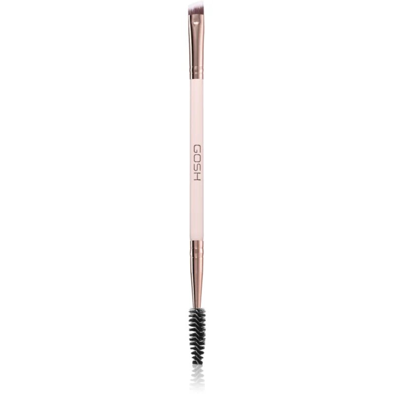 GOSH COPENHAGEN Brow & Eye Liner čopič za obrvi in oči 1 kos