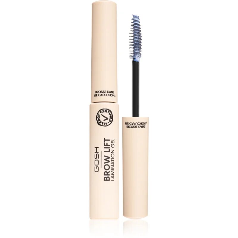 GOSH COPENHAGEN Brow Lift gel za obrvi s krtačko 2v1 odtenek 001 6 ml
