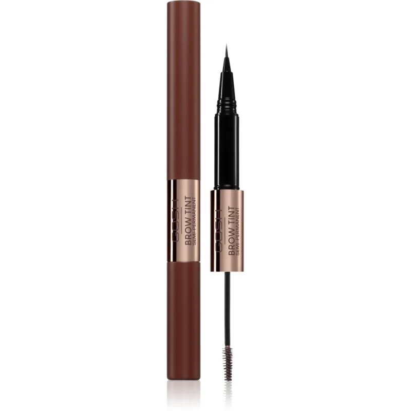 GOSH COPENHAGEN Brow Tint barva za obrvi v aplikacijskem peresu odtenek 002 Dark Brown 2.9 g