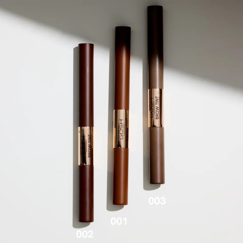 GOSH COPENHAGEN Brow Tint barva za obrvi v aplikacijskem peresu odtenek 002 Dark Brown 2.9 g