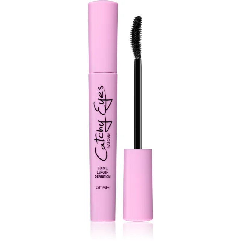 GOSH COPENHAGEN Catchy Eyes Allergy Certified voluminozna maskara za občutljive oči odtenek 001 Black 8 ml