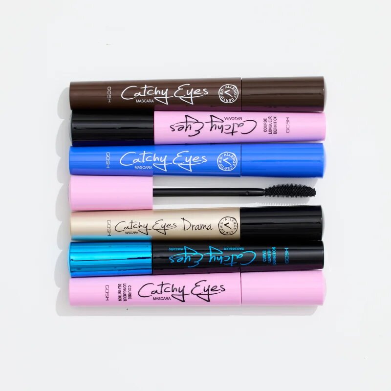 GOSH COPENHAGEN Catchy Eyes maskara za podaljšanje in ločevanje trepalnic odtenek Black 8 ml