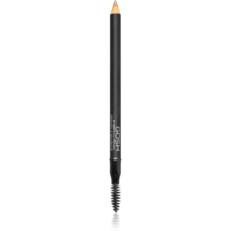 GOSH COPENHAGEN Eyebrow svinčnik za obrvi s krtačko odtenek 01 Brown 1.2 g