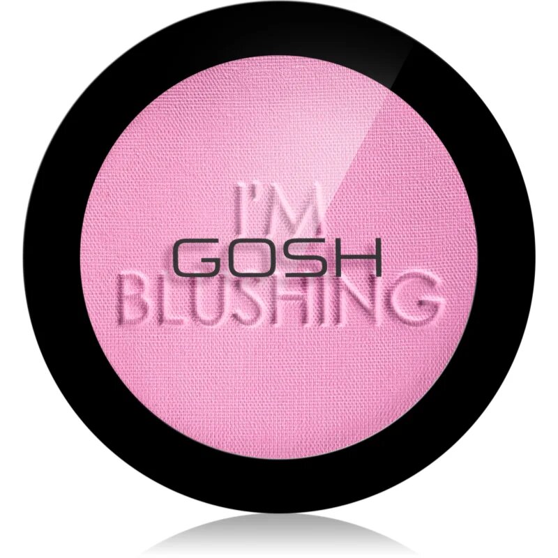 GOSH COPENHAGEN I'm Blushing rdečilo v prahu odtenek 005 Shocking Pink 5.5 g