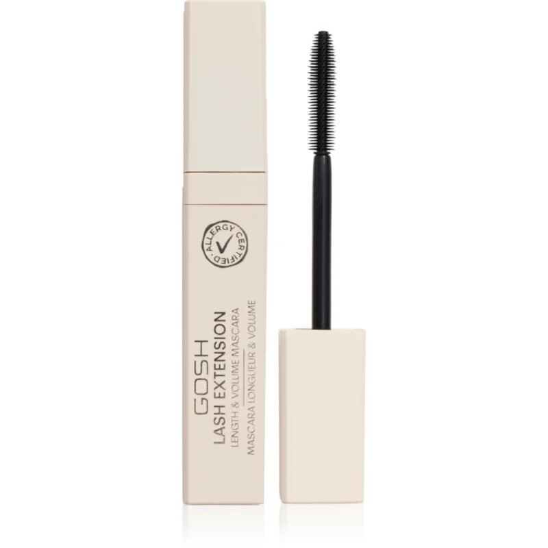 GOSH COPENHAGEN Lash Extension maskara za zgostitev in podaljšanje trepalnic odtenek Extreme Black 7 ml