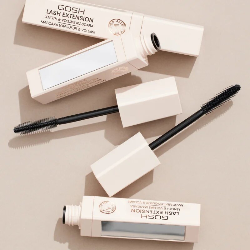 GOSH COPENHAGEN Lash Extension maskara za zgostitev in podaljšanje trepalnic odtenek Extreme Black 7 ml