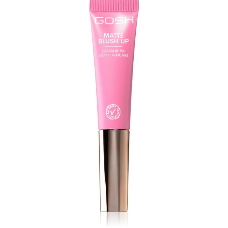 GOSH COPENHAGEN Matte Blush Up tekoče rdečilo z mat učinkom odtenek 001 Hot Pink 14 ml