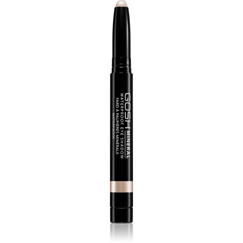 GOSH COPENHAGEN Mineral Waterproof dolgoobstojna senčila za oči v svinčniku vodoodporno odtenek 011 Vanilla Highlight 1.4 g