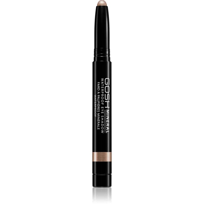 GOSH COPENHAGEN Mineral Waterproof dolgoobstojna senčila za oči v svinčniku vodoodporno odtenek 012 Golden Nude 1.4 g