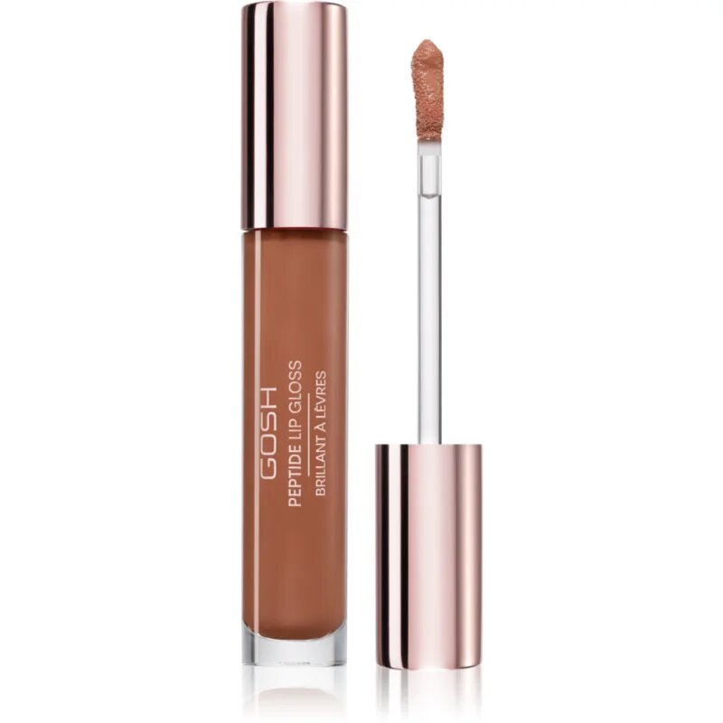 GOSH COPENHAGEN Peptide Lip Gloss sijaj za ustnice s peptidi odtenek 007 Chocolate Mousse 7 ml
