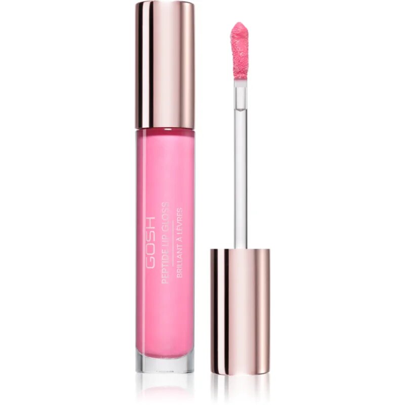 GOSH COPENHAGEN Peptide Lip Gloss sijaj za ustnice s peptidi odtenek 012 Retro Rose 7 ml