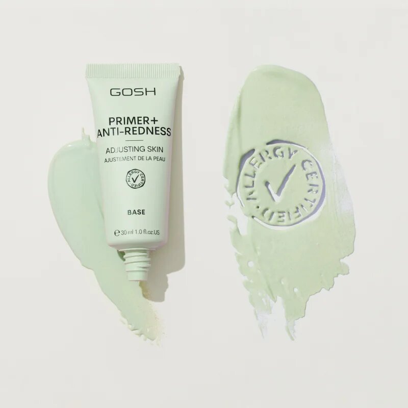 GOSH COPENHAGEN Primer Plus + podlaga proti rdečici 30 ml
