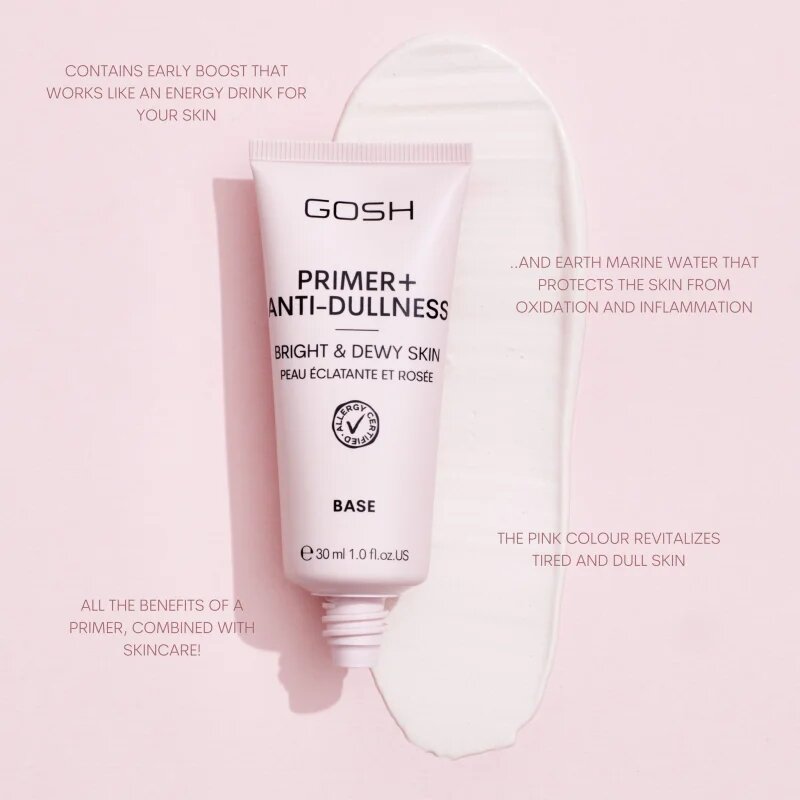 GOSH COPENHAGEN Primer Plus + posvetlitvena podlaga 30 ml
