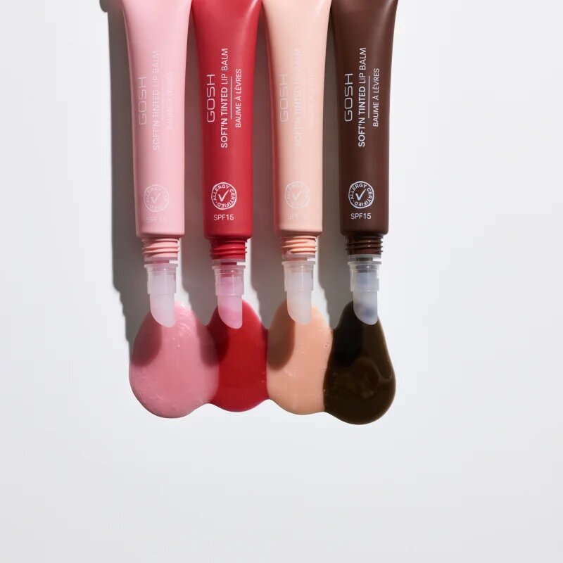 GOSH COPENHAGEN Soft`n Tinted balzam za ustnice za toniranje SPF 15 odtenek 008 Cherry Soda 8 ml