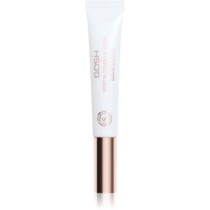 GOSH COPENHAGEN Soft'n Clear Lip Balm hranilni sijaj za ustnice odtenek 002 Sparkling Glaze 8 ml