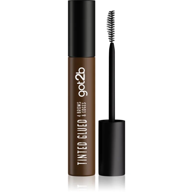 got2b Glued 4 Brows & Edges fiksacijski gel za obrvi 2v1 Tinted Brown 16 ml