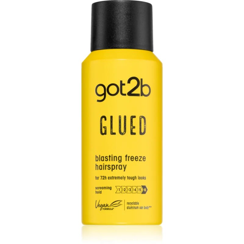 got2b Glued Blasting Freeze Hairspray lak za lase z ekstra močnim utrjevanjem 100 ml