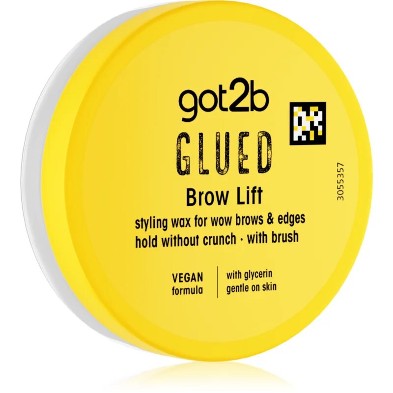 got2b Glued Brow Lift vosek za fiksacijo obrvi s krtačko 12 ml