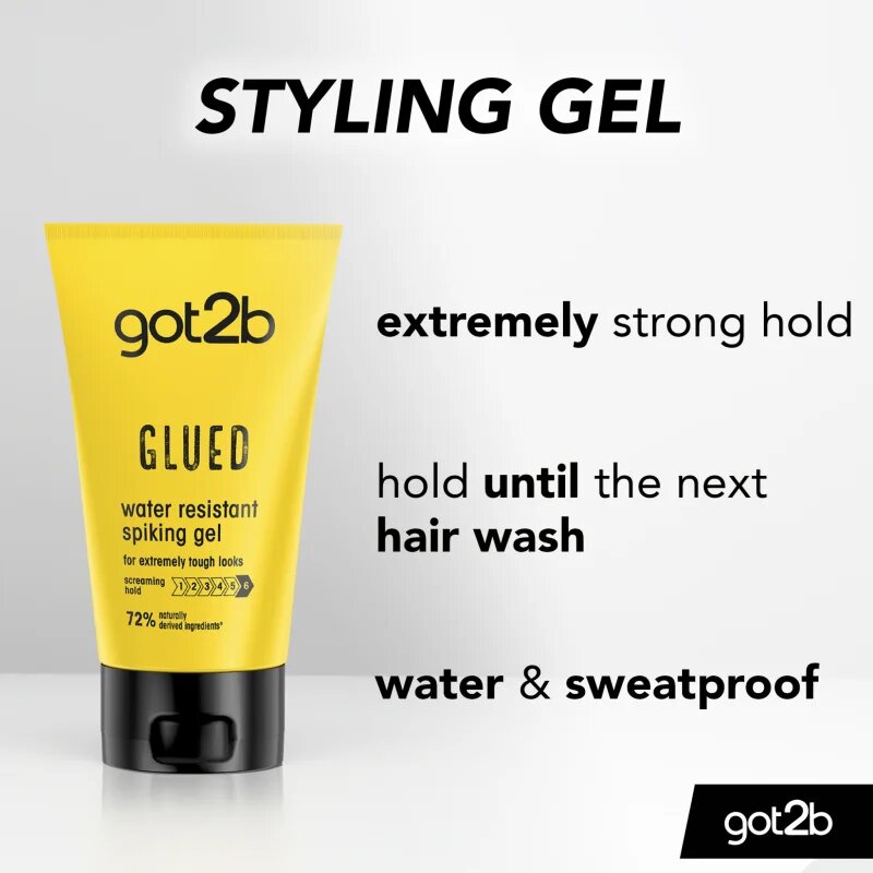 got2b Glued Spiking Glue gel za lase z ekstra močnim utrjevanjem 150 ml