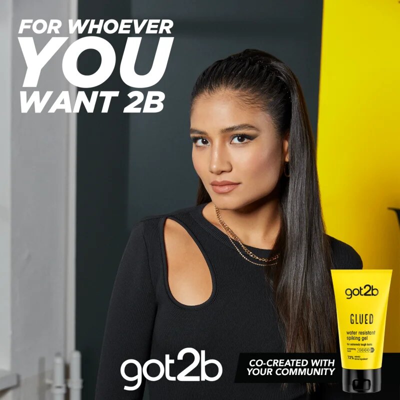 got2b Glued Spiking Glue gel za lase z ekstra močnim utrjevanjem 150 ml