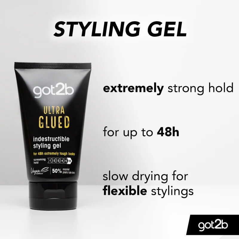 got2b Ultra Glued stiling gel ultra močna fiksacija 150 ml