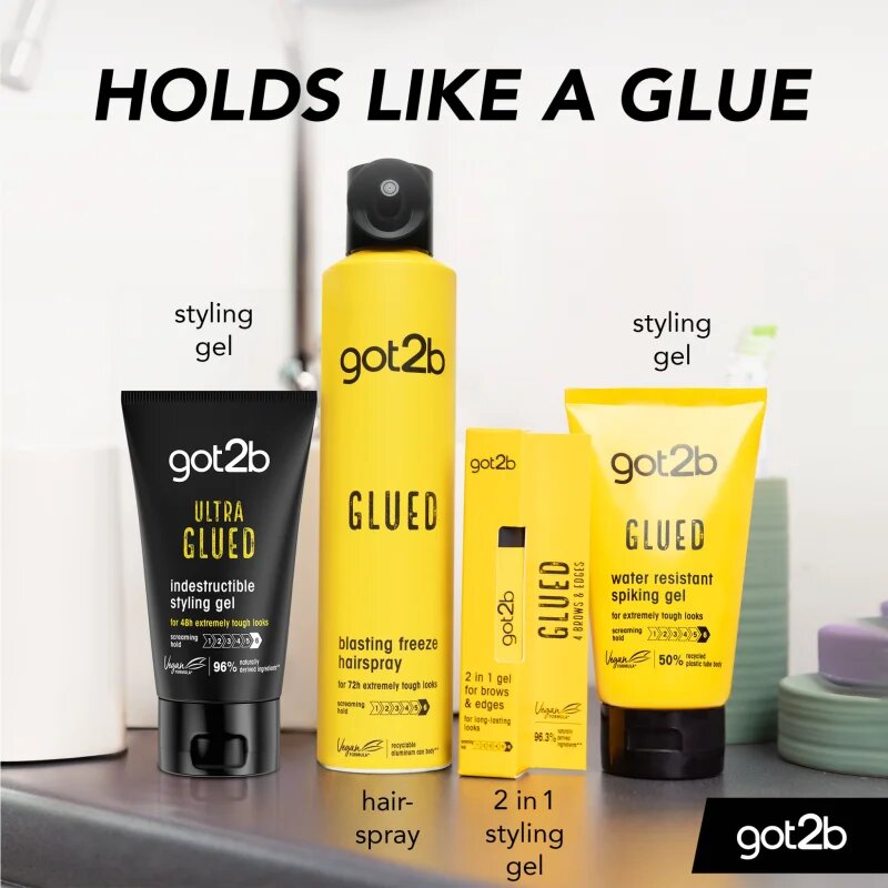got2b Ultra Glued stiling gel ultra močna fiksacija 150 ml