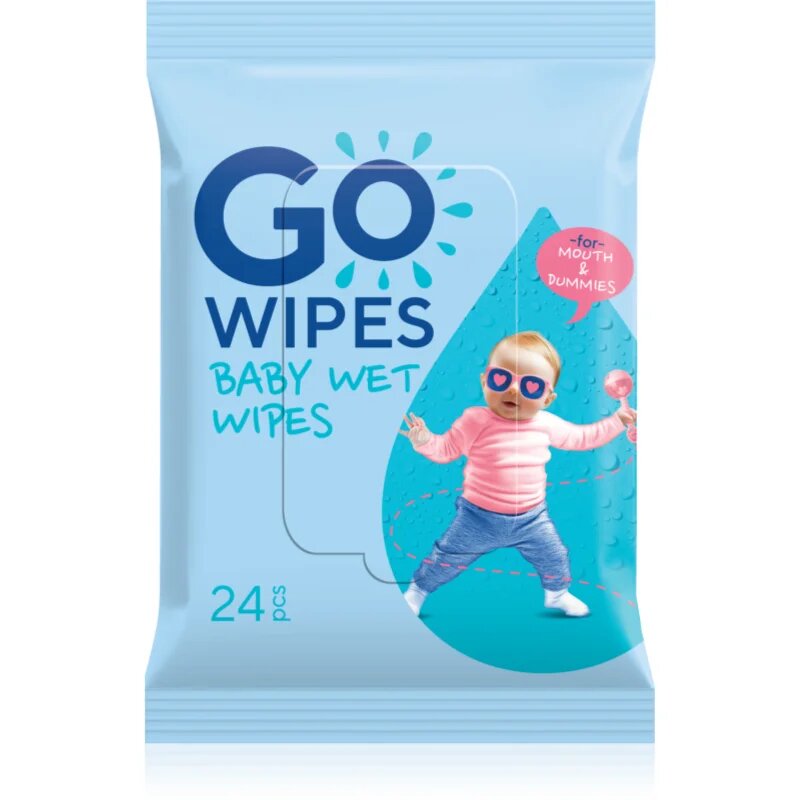 GoWipes Baby Wet Wipes vlažni robčki za otroke od rojstva 24 kos